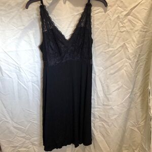 Zexxy Black Lace Chemise Small NWT